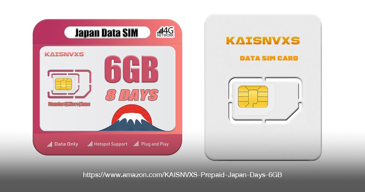 Japan 4G/5G eSIM Card